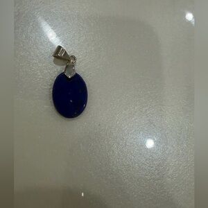 Lapis Lazuli Sterling Silver Pendant ✨